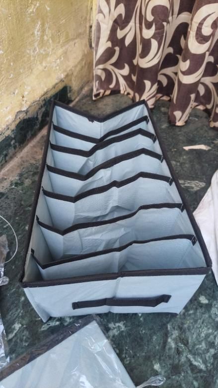 Foldable Stackable Storage Box Clothe Organizer (Pack of 3)