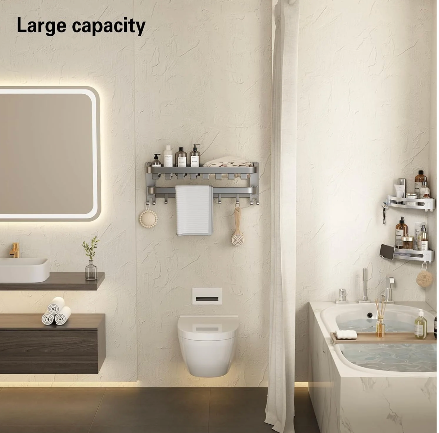 AMISHO SpaceFold – Smart Towel Rack