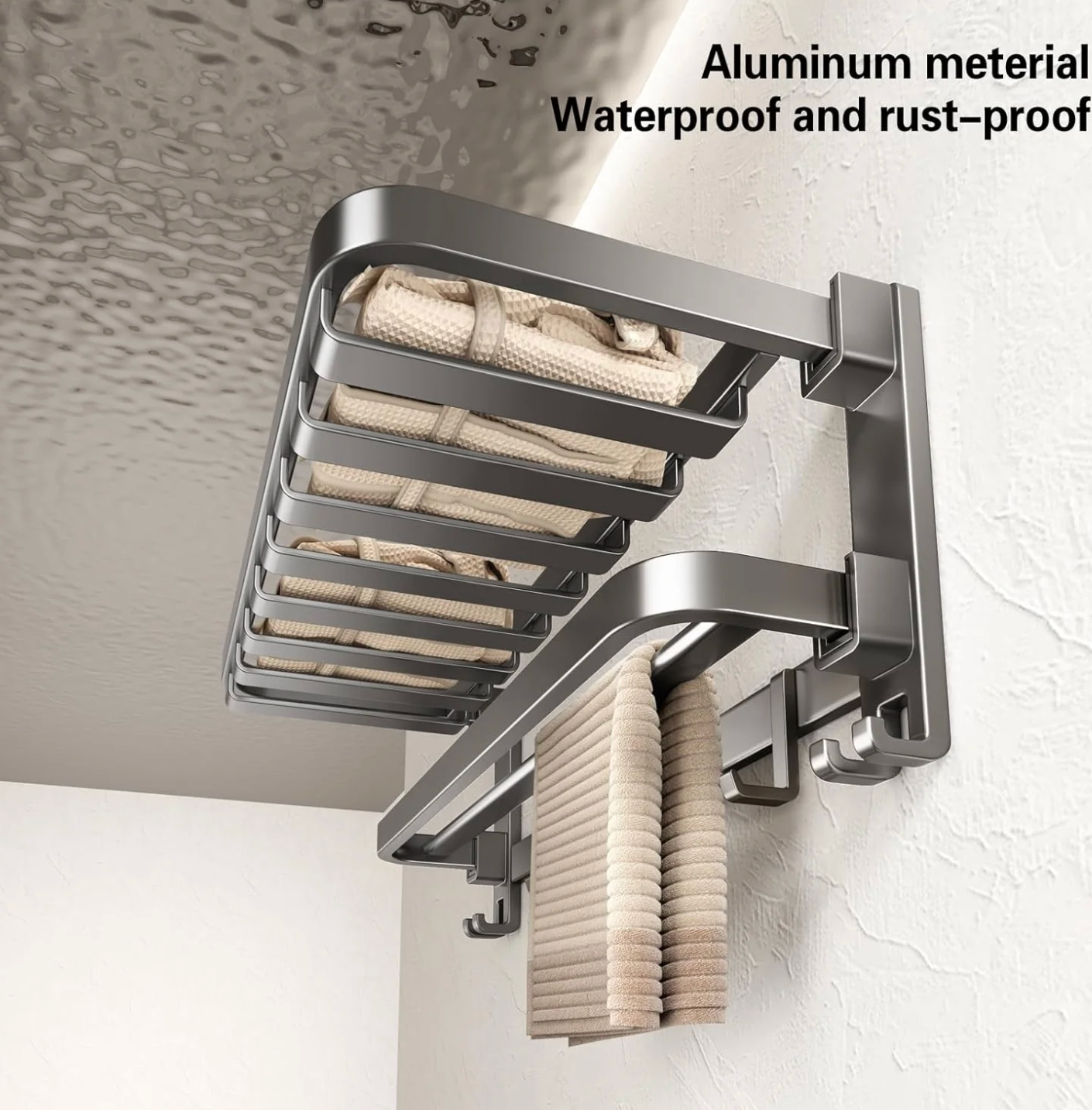 AMISHO SpaceFold – Smart Towel Rack